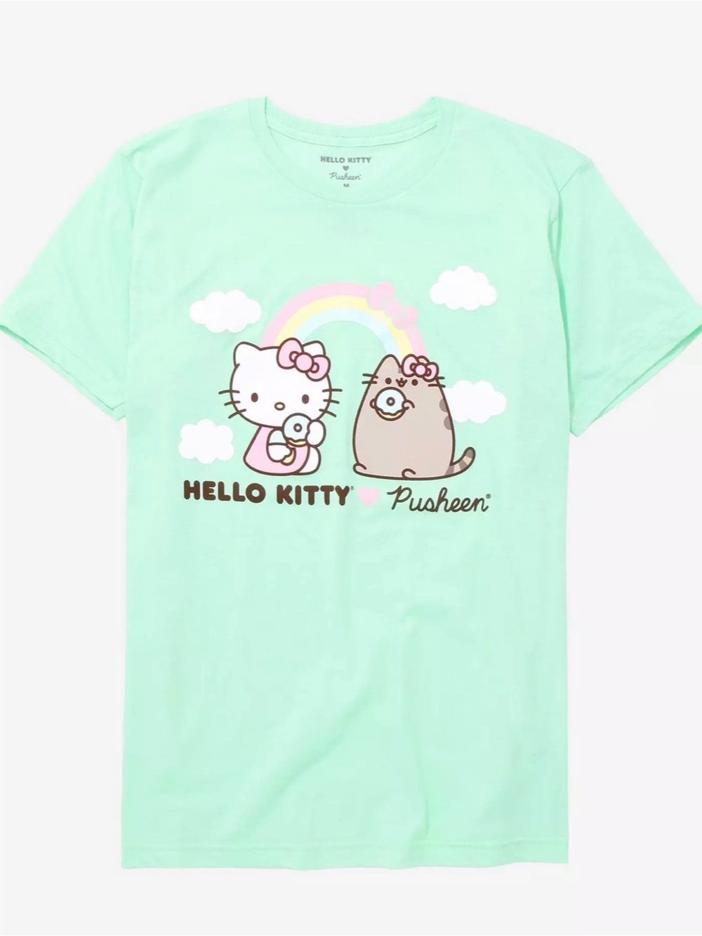 Hello Kitty x Pusheen Snacktime Donuts shirt
